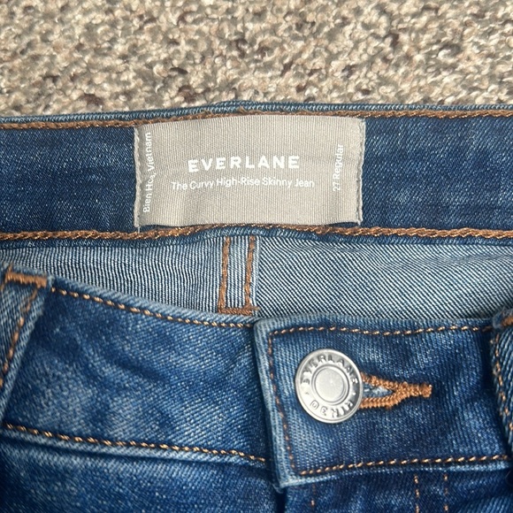 Everlane the curvy high rise skinny jeans size 27 regular - Picture 5 of 9